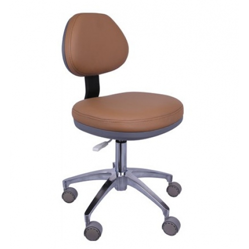 QY® Doctor Stool Dental Assistant Chair With Back Support (Seat Height Adjustable)