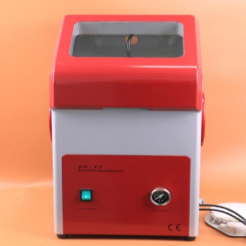 Dental Recyclable Sandblaster Machine Lab Equipment Dust Free AX-P3