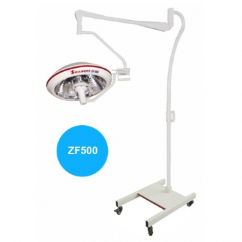 HFMED ZF500S Clinic Halogen Operation Reflector Shadowless Lamp Mobile Surgical Lamp