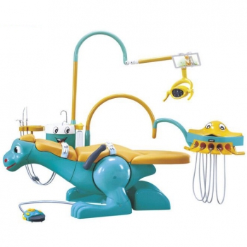 Pediatric Dental Unit Chair Lovely Dinosaur Chair for Children with 2 Dentist Stools A8000-IIA