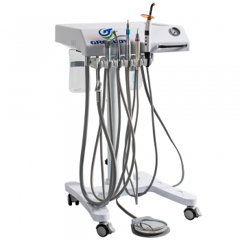 GREELOY®P302(LED) Portable Dental Delivery System Cart Unit + Curing Light + Sca...