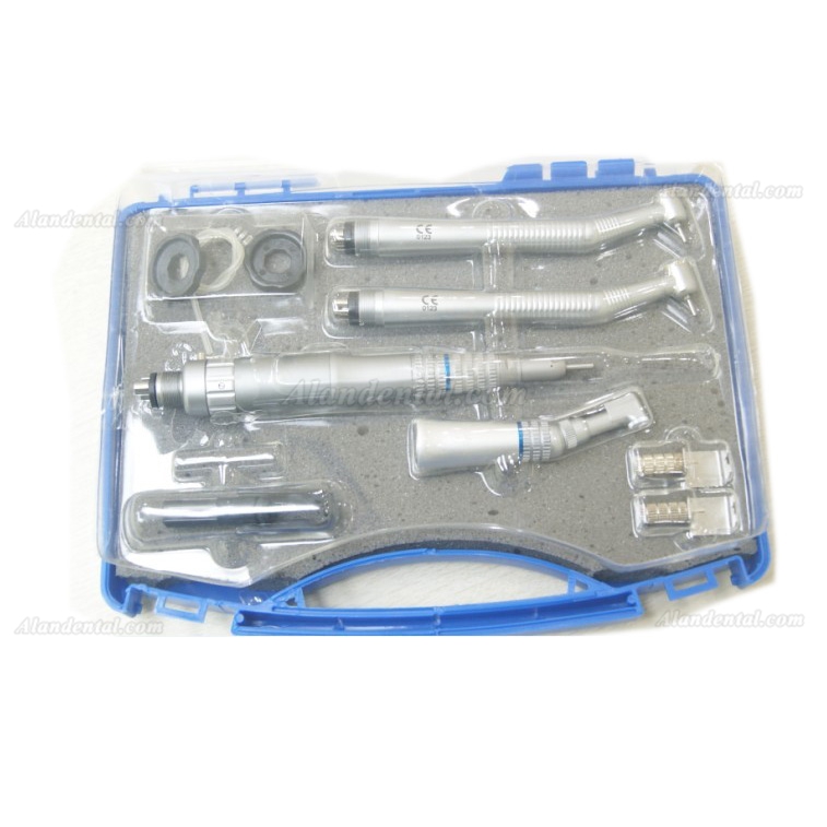 Dental High Speed Push Button Handpiece and Low Contra Angle Kit
