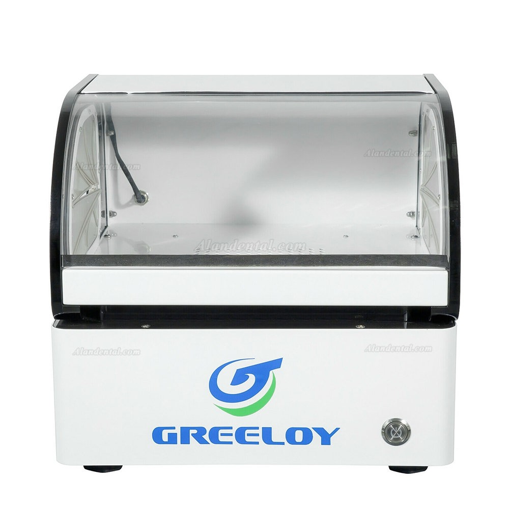 Greeloy 60W Dental Lab Dust Collector Machine Dental Vacuum Cleaner with Filter & Led Light