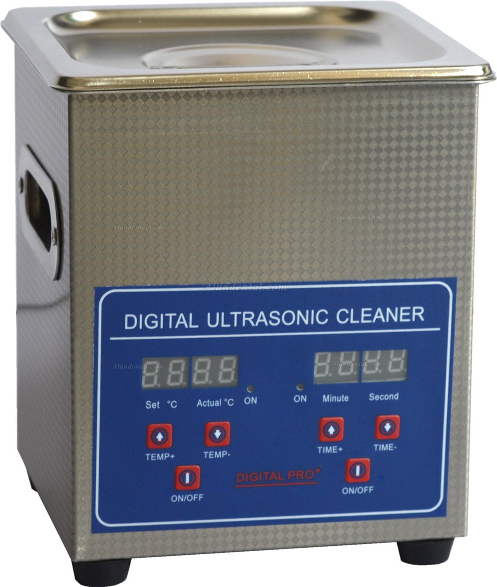 2L Capacity Dental Stainless Steel Ultrasonic Cleaner Digital Control JPS-10A