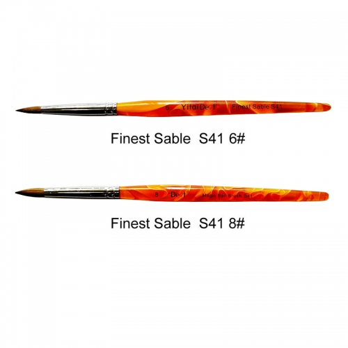 Dental S41 Finest Sable Ceramic Orange Pen