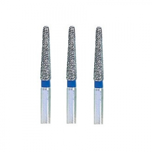 50Pcs FG 1.6mm Dental Diamond Bur TF-13C Taper Flat End Coarse Type