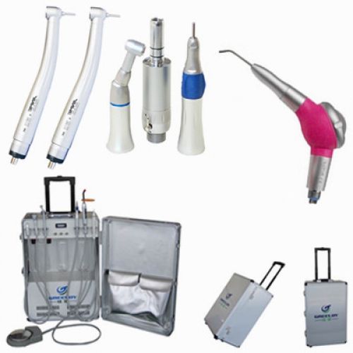 Greeloy® Dental Portable Unit + Jinme® Handpiece Unit + Luxury Jet Air Polisher