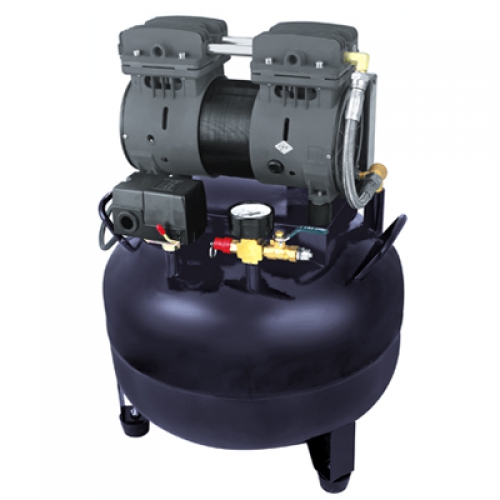 YUSENDENT® Dental Air Compressor Motors Turbine Unit CX236-2 One Drive One 550W Black