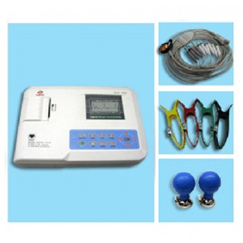 ECG-300G Three Channel Digital electrocardiograph ECG/EKG Medical Equipment