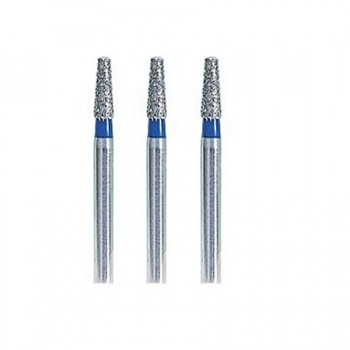 50 Pcs 1.6mm FG TF-31 Diamond Bur Taper Flat End Burs