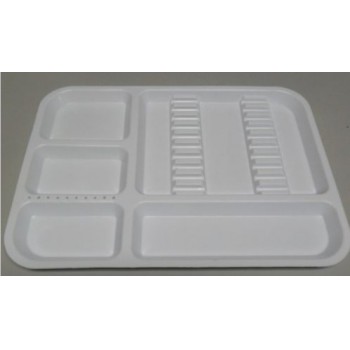 White Dental Instrument Tray