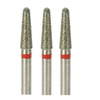 50 Pcs 1.6mm FG CR-11F Diamond Bur Inlay Preparation Tpye