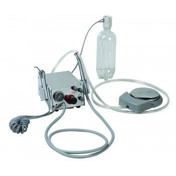 Dental Portable Turbine Unit Air Compressor 3 way Syringe Handpiece 4 Hole New