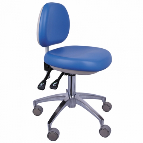 QY® QY-500 Dentists Stool Height Adjustable PU Leather