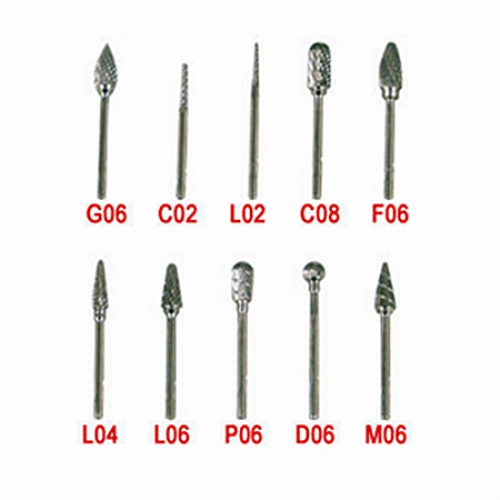 10PCS Tungsten Carbide Burs