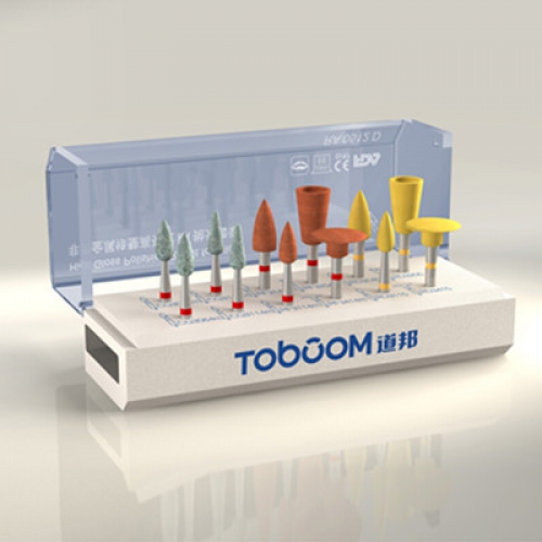 Toboom® RA0512D 10pcs Dental Lab Polishing Kit for Alloy