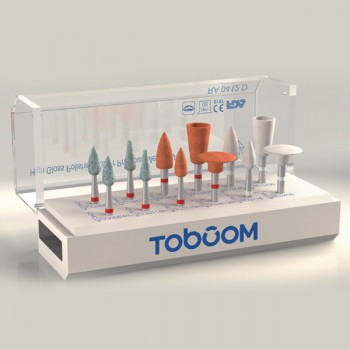 Toboom® RA0112D Polishing Kit for Zirconia 12pcs