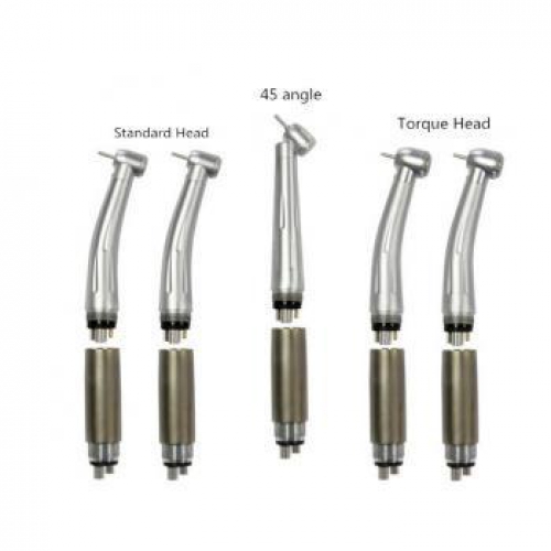 5PCS LY® All-Functional Dental High Speed Push Button LED Handpiece Air Turbine Instruments Kit 4 Holes