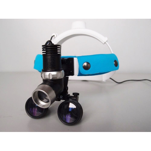 Dental 3W LED Headlight Lamp JD2000+3.5X Binocular Loupe Magnifier Glasses 420mm