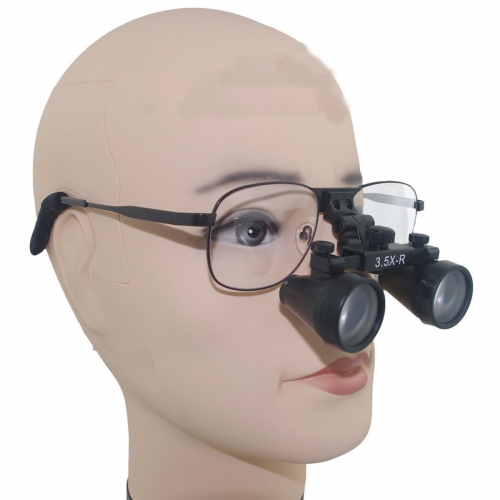 3.5X 360-460mm Dental Binocular Magnifier Medical Surgical Loupes Metal Frame