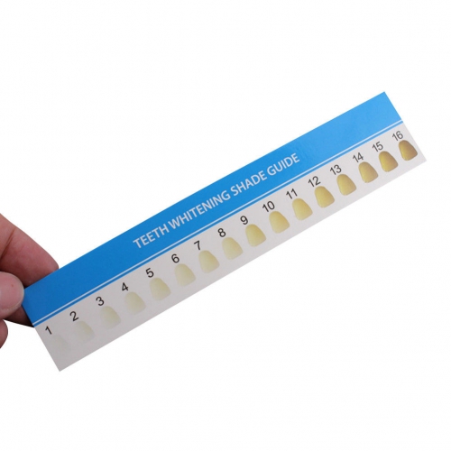 Teeth Whitening Shade Guide Comparison Sample Colour Chart Dental Lab Bleaching