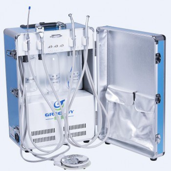 Greeloy® GU-P204 Portable Unit + YUSENDENT® Handpiece Kit + Air Scaler