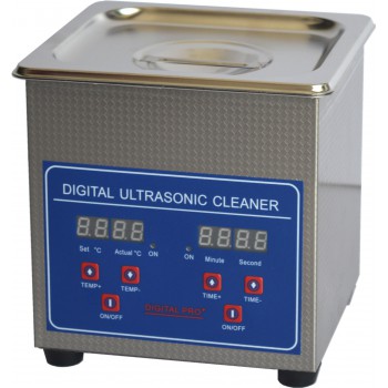 1.3L Digital Control LCD Stainless Steel Ultrasonic Cleaning Machine JPS-08A New