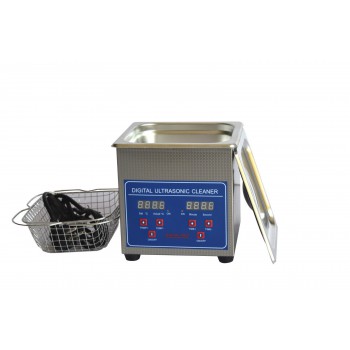 1.3L Digital Control LCD Stainless Steel Ultrasonic Cleaning Machine JPS-08A New