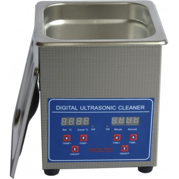 2L Capacity Dental Stainless Steel Ultrasonic Cleaner Digital Control JPS-10A