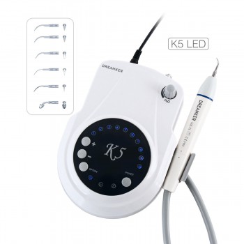 Dental Ultrasonic Scaler K5-LED Piezo Endodontic & Fiber Optic Handpiece 6 Tips
