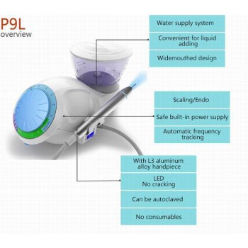 BAOLAI Dental P9L Auto Water Supply Scaler with L3 LED Detachable Handpiece