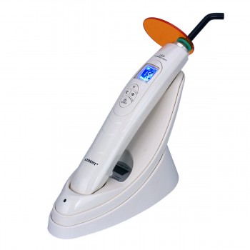 Dental LED Curing Light Lamp Wireless Resin Cure With Light Meter 2000mw/cm2