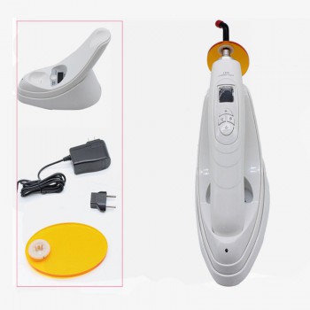 Dental Wireless Curing LED Lamp Cordless LED Light Meter 1800mw 5W