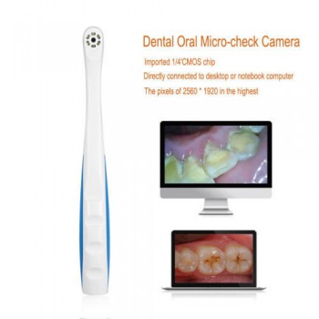 8MP USB 2.0 6-LED Dental Intraoral Endoscope Oral Digital Micro-check Camera