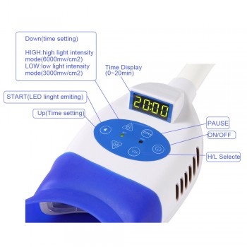 Dental Chair Teeth Whitening Cold LED Light Lamp Bleaching Accelerator