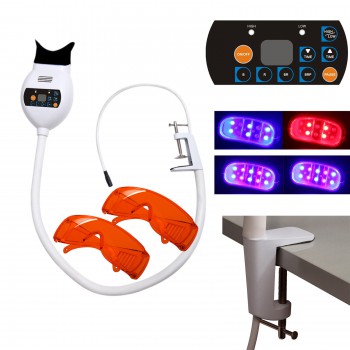 Dental Teeth Whitening Bleaching Lamp 3*LED Light Color accelerator &2*Goggles