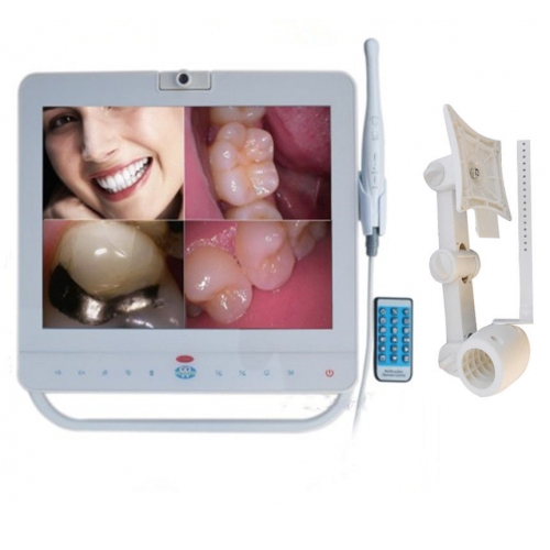 15 Inch Wired Dental Monitor Intra Oral Camera System VGA+VIDEO port With LCD  holder MD1500