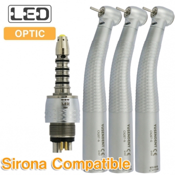 YUSENDENT® CX207-GS-PQ Fiber Optic Handpiece Sirona Compatible (With Coupler x1+...