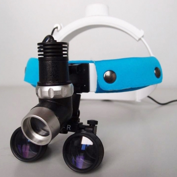Dental 3W LED Headlight Lamp JD2000+3.0X/3.5X Binocular Loupe Magnifier Glasses ...