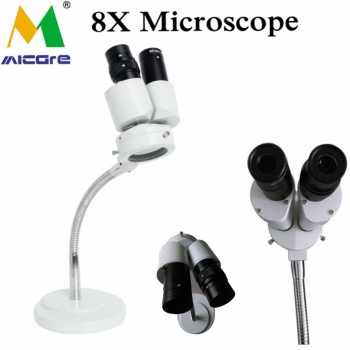 Micare 8X Microscope Comprehensive Magnification 360° Revolve Dental Lab Equipme...