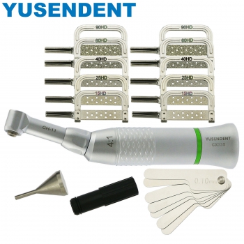 YUSENDENT 4:1 Contra Angle Handpiece CX235 C3-11 Interproximal Enamel Kit EVA IPR