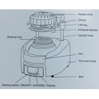 Dental Vacuum Forming Former Thermoforming Machine 110V/220V