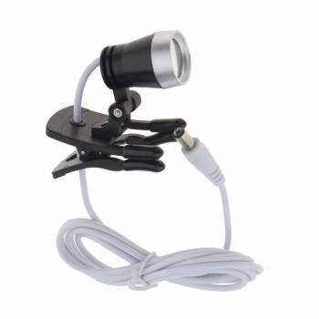 Portable Clip Clamp LED Head Light Lamp for Dental Binocular Loupes Glasses