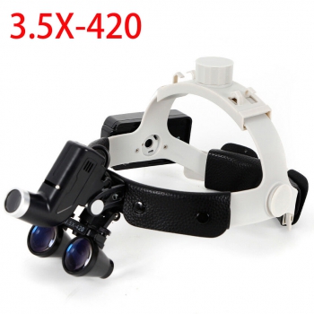 3.5X 5W Dental LED Surgical Medical Headband Loupe with Light for Otolaryngology