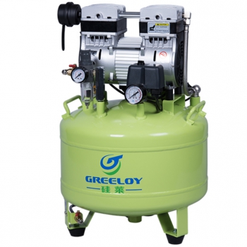 Greeloy® Dental Oilless Air Compressor GA-81 One By Two