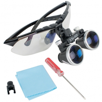 Dentist Dental Surgical Medical Binocular Loupes 2.5X 420mm Loupe Magnifier