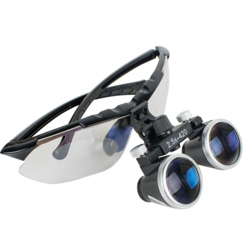 Dentist Dental Surgical Medical Binocular Loupes 2.5X 420mm Loupe Magnifier