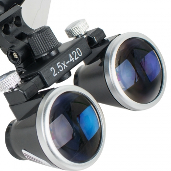 Dentist Dental Surgical Medical Binocular Loupes 2.5X 420mm Loupe Magnifier