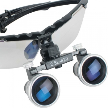 Dentist Dental Surgical Medical Binocular Loupes 2.5X 420mm Loupe Magnifier