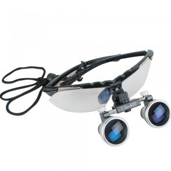 Dentist Dental Surgical Medical Binocular Loupes 2.5X 420mm Loupe Magnifier